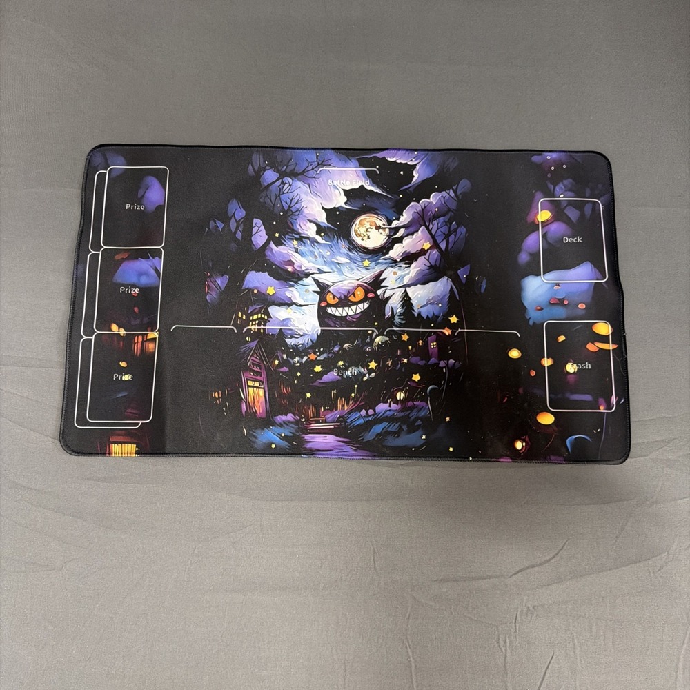 Pokemon Starry Sky Gengar Playmat PTCG Trading Card Game Mat